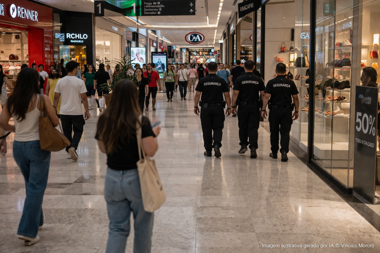 Homem é agredido por seguranças em shopping da Zona Leste de São Paulo após tentativa de venda de celular